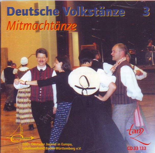 CD Deutsche Volkstänze 3 – Mitmachtänze