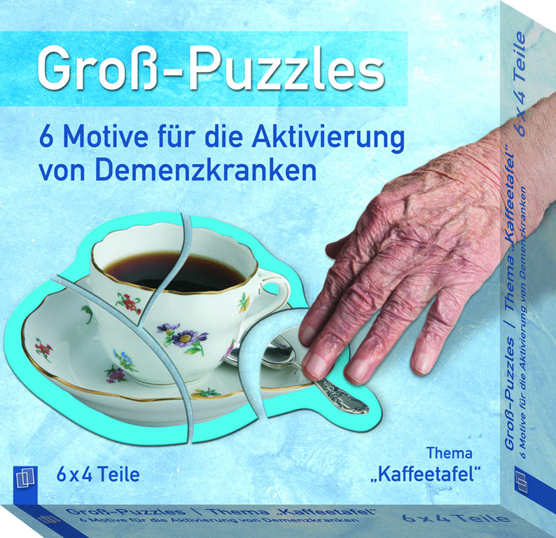 Groß - Puzzles "Kaffeetafel"