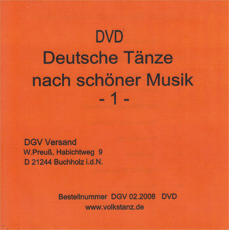 Deutsche Tänze nach schöner Musik DVD